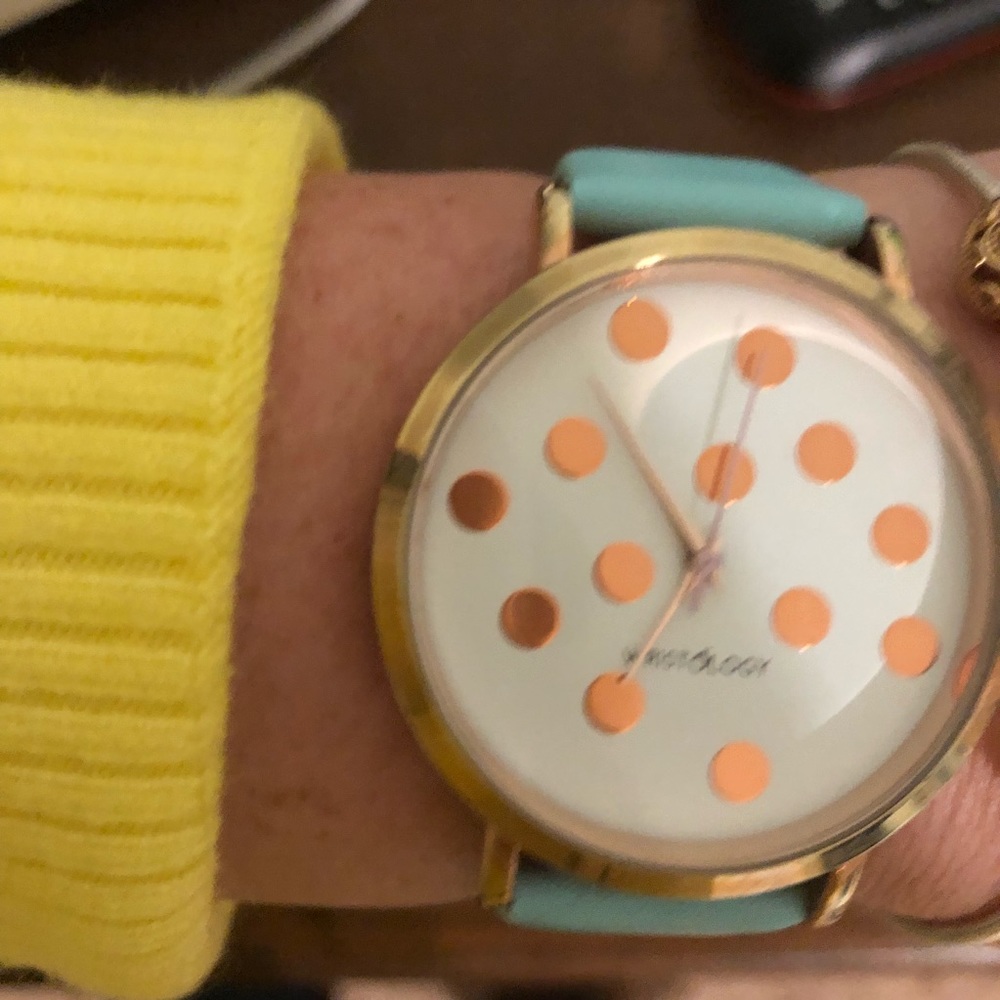 Wristology Leather Band Rose Gold Watch